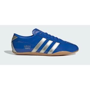 NEW ADIDAS ORIGINALS W8.5 Tokyo JQ0595 Blue/Alumina Patent Leather